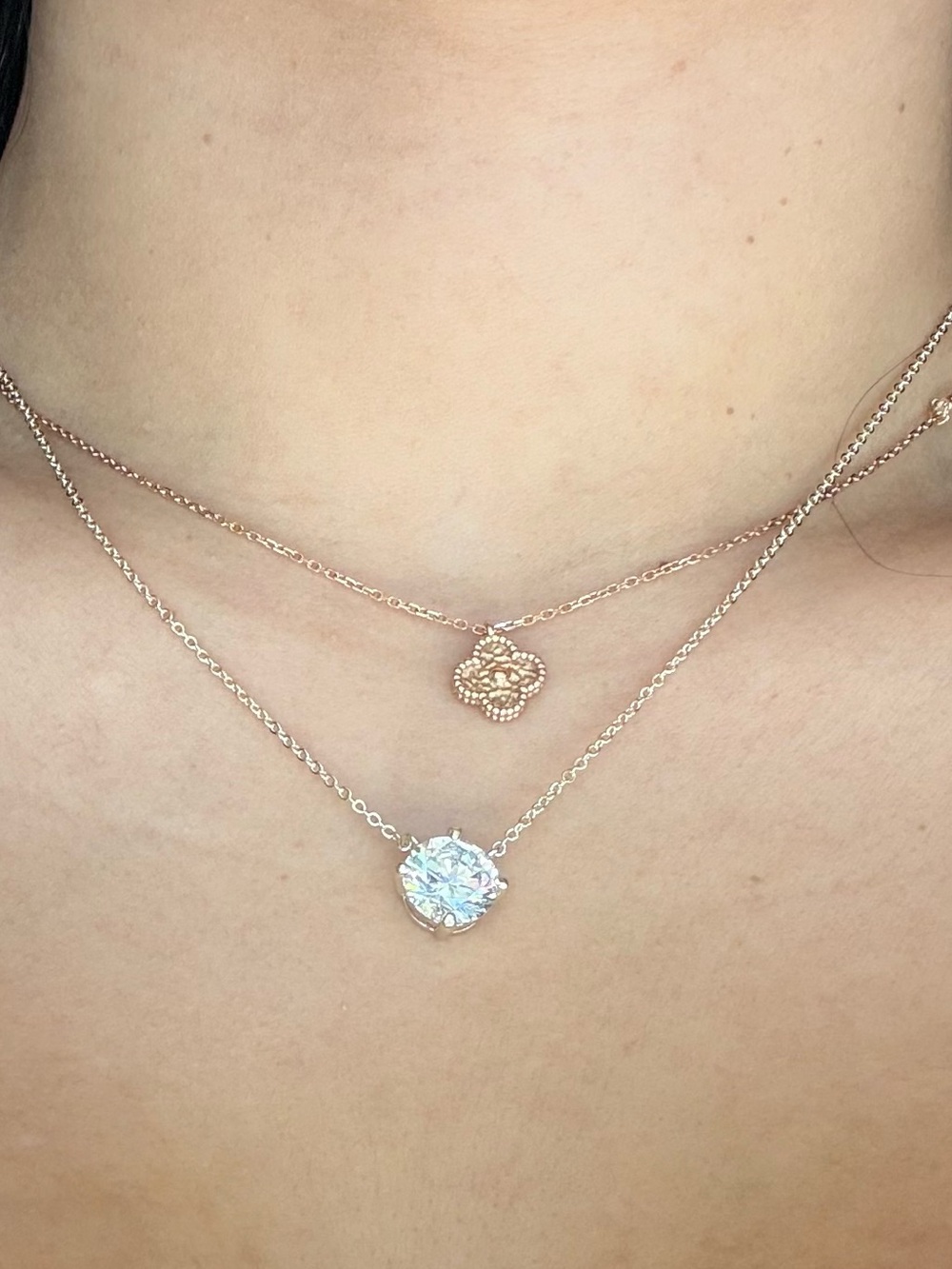 Melinda Maria The Monarch Round Cut Necklace